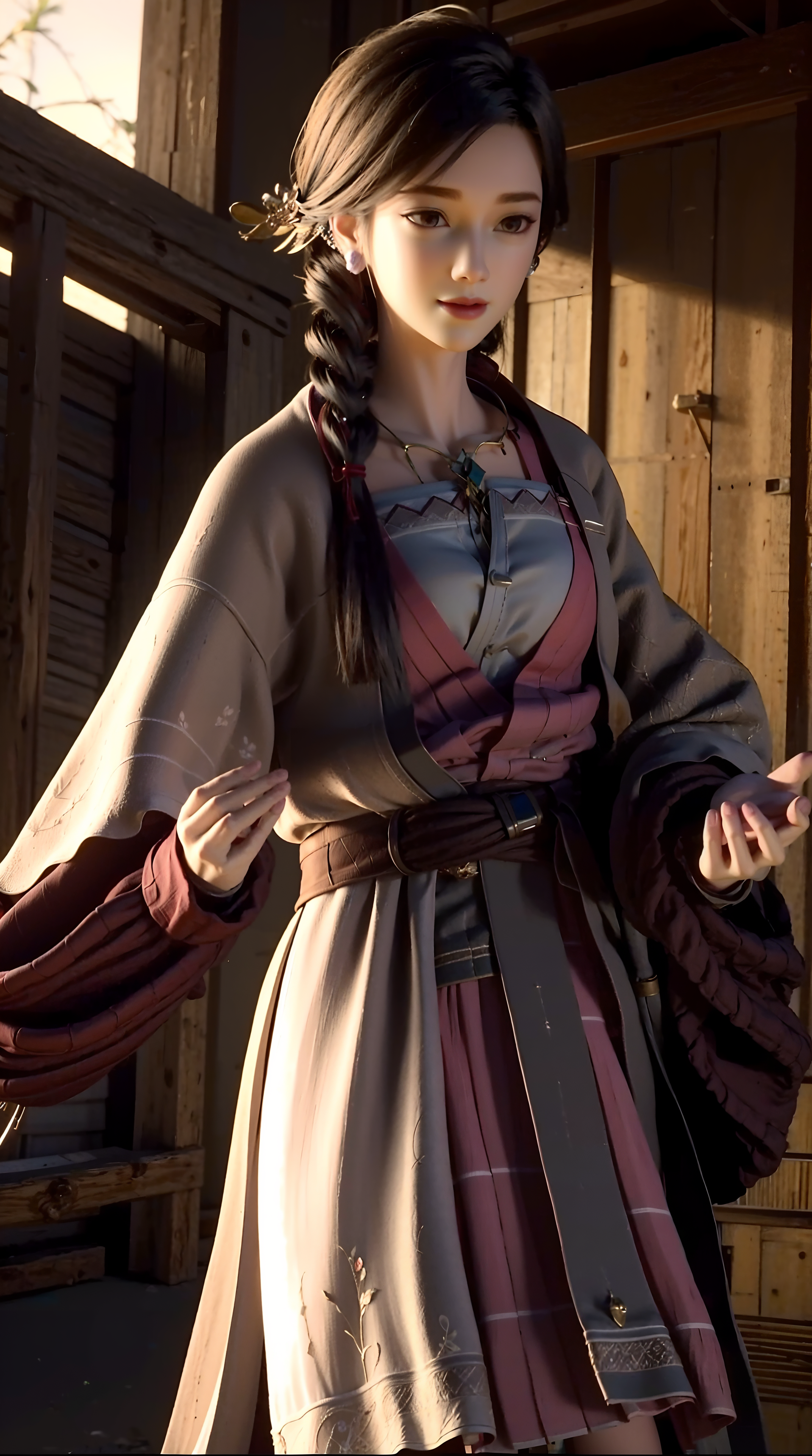 00066-4180454889.0-masterpiece,best quality,,1girl,black hair, chinese clothes, _lora_yingmo_0.8_,outdoor,cowboy shot, dynamic pose, dynamic angle.png